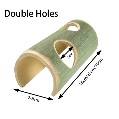 Natural Bamboo Tunnel for Hamsters & Reptiles & Small pets