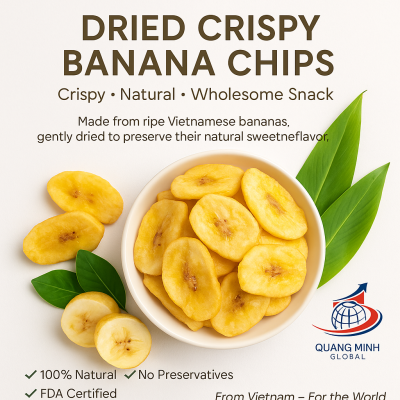 Dried Crispy Banana Chips