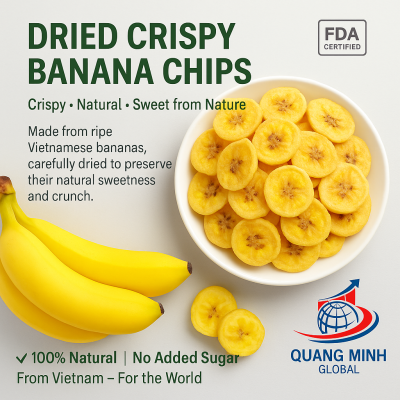Dried Crispy Banana Chips