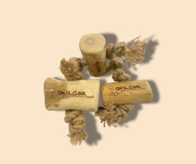 Coffee Wood Chew With Tug VI