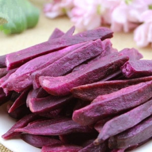 Dried Purple Sweet Potato Chips